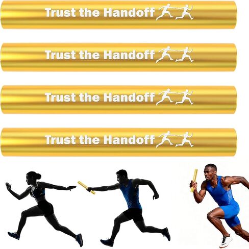 Archerest 4PCS Track Field Relay Baton, Aluminum Alloy Field Race Running Batons Suitable for Outdoor Sports Practice Athlete Tool, Corrosion Resistant Track and Field Equipments in Kuwait