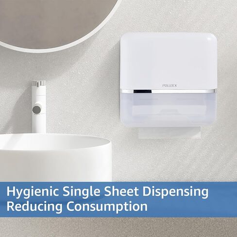 Commercial Paper Towel Holder Dispenser, 400+ Multifold/Trifold/C Fold Hand Towel Dispenser, Wall Mounted Paper Towel Dispenser for Bathroom Tissue Dispenser, Large Capacity in Kuwait