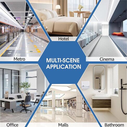 Commercial Paper Towel Holder Dispenser, 400+ Multifold/Trifold/C Fold Hand Towel Dispenser, Wall Mounted Paper Towel Dispenser for Bathroom Tissue Dispenser, Large Capacity in Kuwait