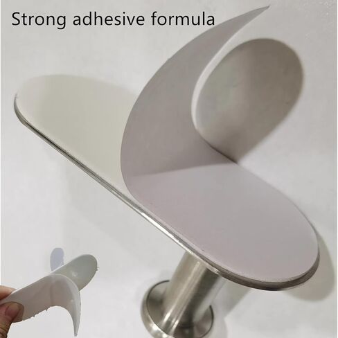 10 Pcs Self Adhesive Strips Paper Towel Holder Adhesive Replacement, Self Adhesive Strips Paper Towel Holder Under Cabinet Adhesive Strip Replacement, 5.7 x 1.7 in in Kuwait