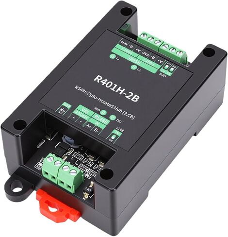 محور Yunseity 485 Optocoupler المعزول، منفذ تسلسلي RS485 1 في 2 مع كتلة طرفية 3.5 مم، عزل الطاقة Optocoupler، مسافة اتصال 1200 متر 32 عقدة in Saudi Arabia
