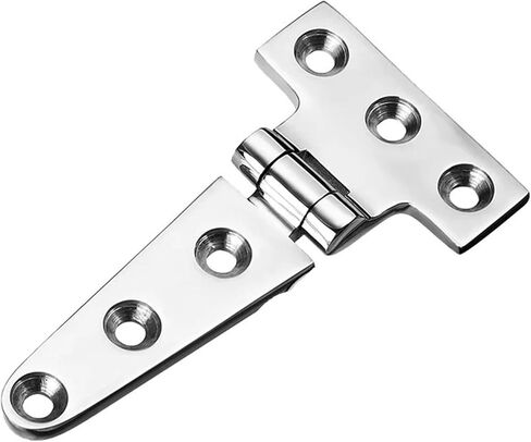 Marine Grade T Hinges 4 Inch X 2 Inches No Noise Heavy Duty 316 Stainless Steel with Screws (4 PCS) 1Pcs in Kuwait