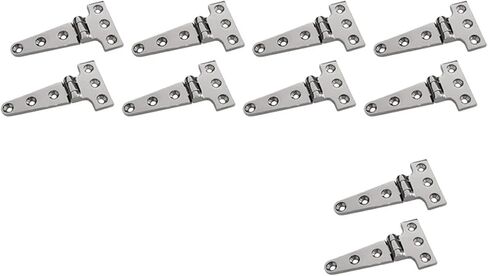 مفصلة T فضية شديدة التحمل 316 من الفولاذ المقاوم للصدأ من الدرجة البحرية، 10 قطع in Kuwait