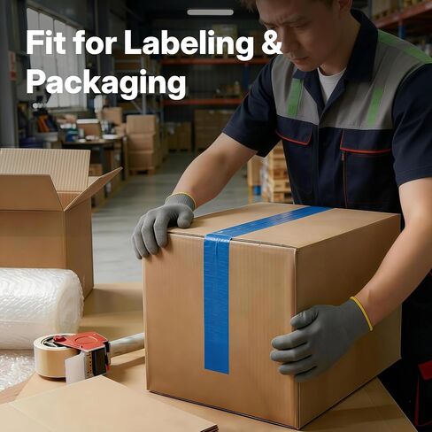 NORTHSKY 6 Rolls Painters Tape, 3" x 60 yds, Blue, Masking Tape, Paint Tape for Multi-Purpose, Painting, Labeling, DIY Crafts Arts, Decoration (360 Total Yards) in Kuwait