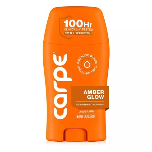 Carpe Women's 100hr Sweat & Odor Control Underarm Deodorant - Amber Glow - 1.76oz White in Kuwait