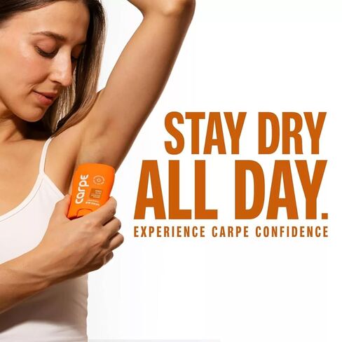 Carpe Women's 100hr Sweat & Odor Control Underarm Deodorant - Amber Glow - 1.76oz White in Kuwait