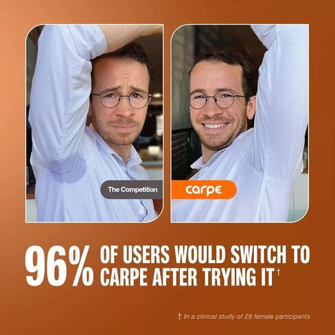 Carpe Women's 100hr Sweat & Odor Control Underarm Deodorant - Amber Glow - 1.76oz White in Kuwait