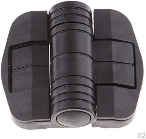 2X موقف التحكم المفصلي بعقب المفصلي البحرية النايلون بعقب المفصلات الفولاذ المقاوم للصدأ أنبوب 80 درجة سهلة التركيب مناسبة للمنزل مكتب خزانة in Kuwait