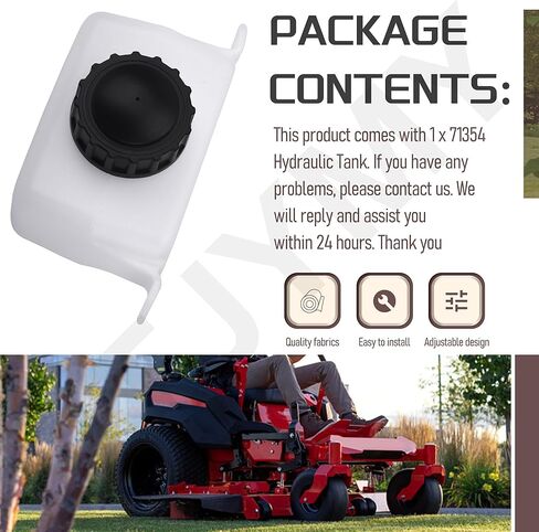 71354 Hydraulic Tank, 700ml, Compatible with Hydro Gear and Gravely Lawn Mower in Kuwait