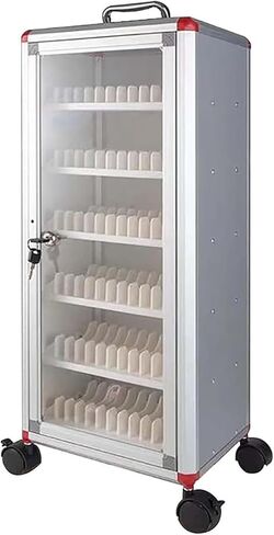 Classroom Phone Storage Jail, Durable Aluminum Alloy Lockable Cabinet with Wheels, Secure Cell Phone Organizer for Schools, Rugged and Portable in Saudi Arabia