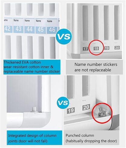 Aluminum Alloy 36 Slots Phone Storage Box, Wall Mounted Phone Cabinet with Handle & Eva Inner, Lockable Phone Organizer for Classroom, Factory, Office (Onecolor-60) in Saudi Arabia
