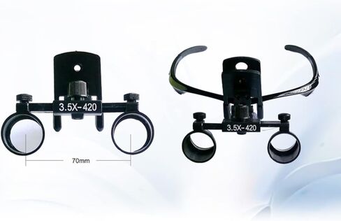 3.5X420mm Magnifier Binocular Plastic Clip Loupes 280mm-380mm w/Clip-on DY-110 in Saudi Arabia