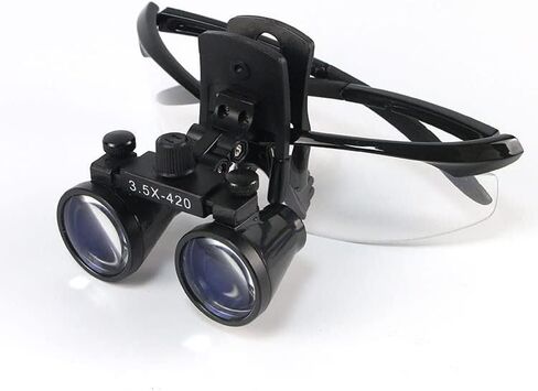 3.5X420mm Magnifier Binocular Plastic Clip Loupes 280mm-380mm w/Clip-on DY-110 in Saudi Arabia