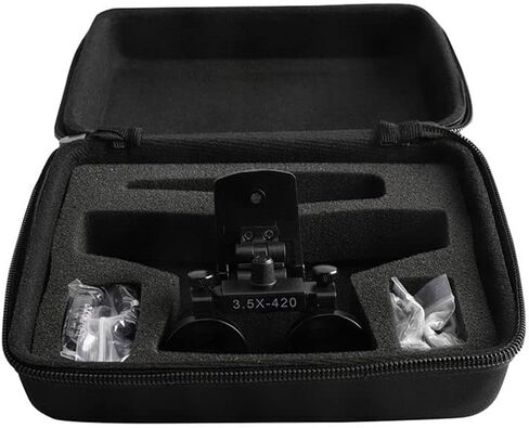 3.5X420mm Magnifier Binocular Plastic Clip Loupes 280mm-380mm w/Clip-on DY-110 in Saudi Arabia