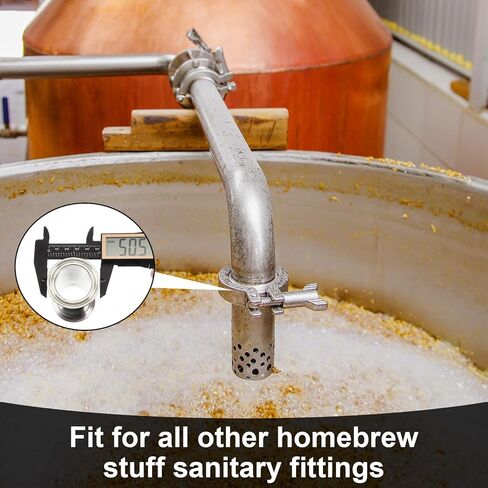 Duraaamo 12 Pcs Stainless Steel 304 Tri Clamp Heavy Duty Single Pin Tri Clamp Generic with Wing Nut for Ferrule Tc with Silicone Gasket (1.5") in Kuwait