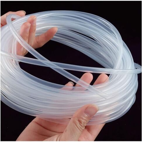 Silicone Capillary Tube, 0.5mm 1mm 2mm 3mm Food Grade Hose Silicone Rubber Tube, 10m Long Thin Tube Protection Sleeve(0.3 * 0.8mm) in Saudi Arabia