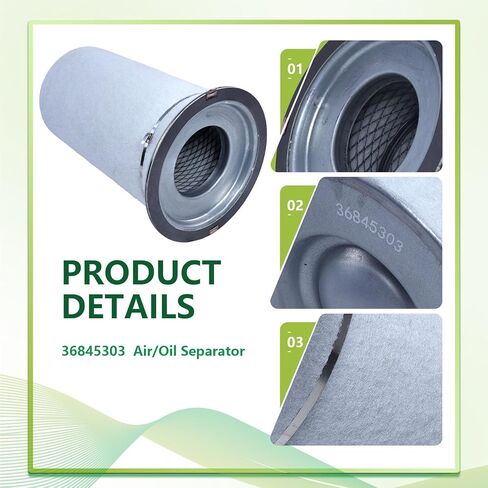 36845303 KAYIQIN Oil Separator Compatible with Air Compressor Replacement Separator Element 22402226 22402325 in Kuwait