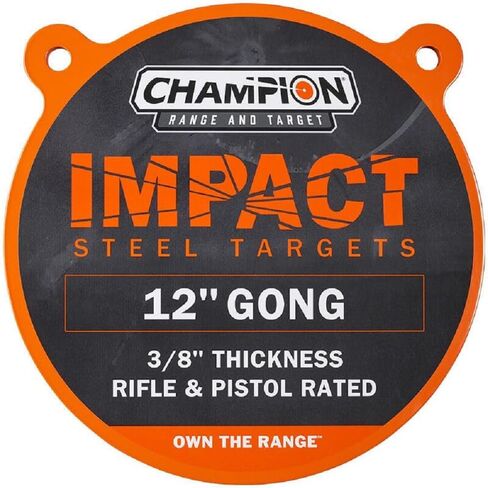 Impact Steel 12" Gong, Rifle Rated, Sticker in Saudi Arabia