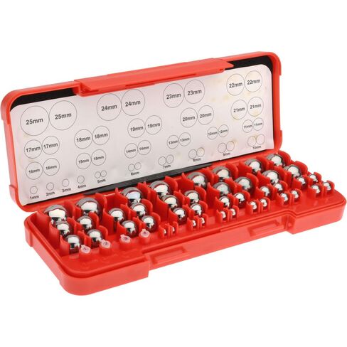 SPI 10-194-9 Precision Chrome Steel Metric Gage Ball Set: 25 Pairs, 1mm to 25mm in Saudi Arabia