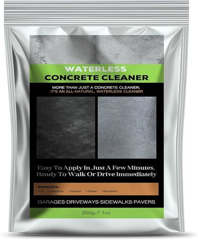 Concrete Oil Stain Remover (7.1 OZ) – Waterless Oil Stain Cleaner for Concrete – for Driveway, Garage, Basement, and Walkway Surfaces – Up to 20 sq. ft. in Kuwait