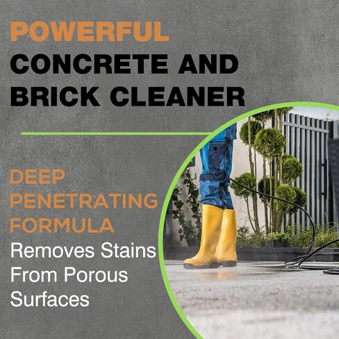 Concrete Oil Stain Remover (7.1 OZ) – Waterless Oil Stain Cleaner for Concrete – for Driveway, Garage, Basement, and Walkway Surfaces – Up to 20 sq. ft. in Kuwait