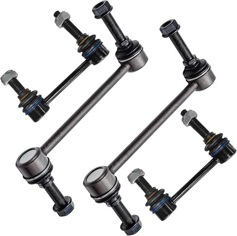 Detroit Axle - 4pc Sway Bars for 2004-2012 Chevy Malibu Pontiac G6 Saturn Aura, 4 Front and Rear Sway Bar End Links 2005 2006 2007 2008 2009 2010 2011 Replacement in Kuwait