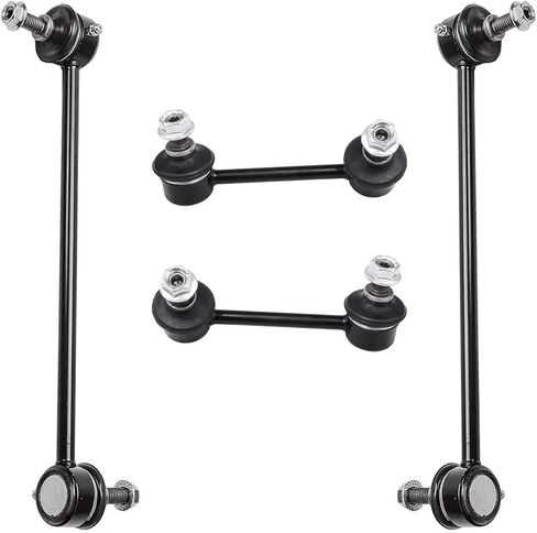 Detroit Axle - 4pc Sway Bars for 2004-2012 Chevy Malibu Pontiac G6 Saturn Aura, 4 Front and Rear Sway Bar End Links 2005 2006 2007 2008 2009 2010 2011 Replacement in Kuwait