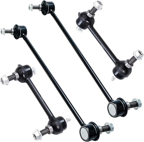 Detroit Axle - 4pc Sway Bars for 2004-2012 Chevy Malibu Pontiac G6 Saturn Aura, 4 Front and Rear Sway Bar End Links 2005 2006 2007 2008 2009 2010 2011 Replacement in Kuwait