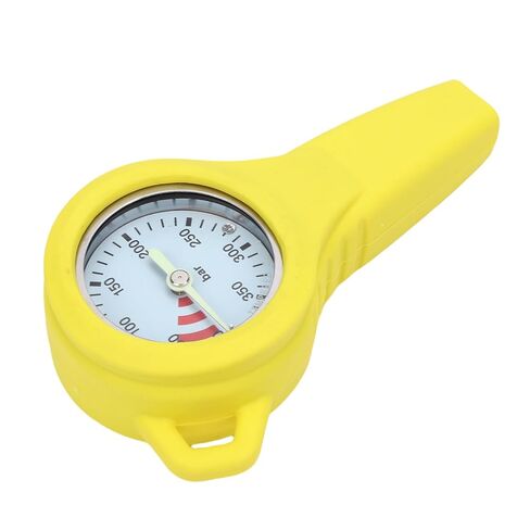 Keenso Pressure Gauges, HighQuality Steel Copper Digital Diving Pressure Meter for Accurate Reading and Luminous Design in Dark Environments (Yellow) in Saudi Arabia