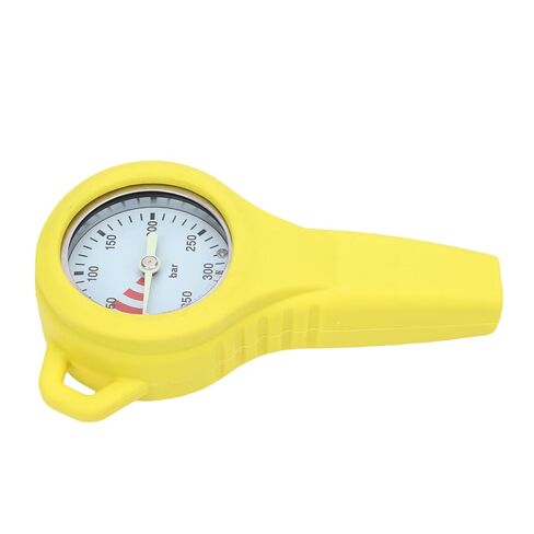 Keenso Pressure Gauges, HighQuality Steel Copper Digital Diving Pressure Meter for Accurate Reading and Luminous Design in Dark Environments (Yellow) in Saudi Arabia