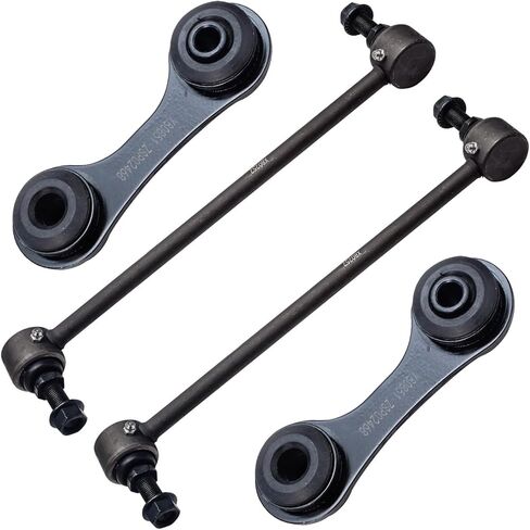 Detroit Axle - 4pc Sway Bars for 2004-2012 Chevy Malibu Pontiac G6 Saturn Aura, 4 Front and Rear Sway Bar End Links 2005 2006 2007 2008 2009 2010 2011 Replacement in Kuwait