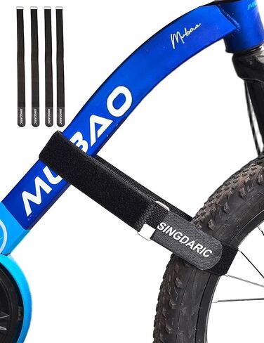 Bike Rack Straps, 4-Pack, Adjustable Bike Wheel Stabilizer Straps(26’’x1.5’’), Non-Slip Fixed Bike Wheel, Suitable for Camping Equipment, Yoga Mats, Binding Sport Bottle Bicycles, Curtains in Kuwait
