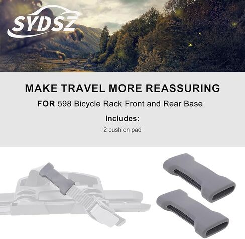 SYDSZ Bike Wheel Strap Buffer Pads - 2PCS Anti-Impact Tire Protection Cushions for Roof Rack Bike Carriers, Compatible with Forklift Highspeed ProRide/Thule 598 52958 52959 52670 in Kuwait