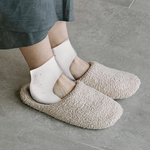 واقيات الكعب التي طورها الأطباء - أكواب كعب هلامية من السيليكون لعلاج آلام كعب الأحذية، وبطانات الكعب لالتهاب اللفافة الأخمصية، ومنتجات تخفيف تحفيز الكعب المتشقق، وجوارب للوقاية من البثور وكتيب (زوجان/صندوق) in Kuwait