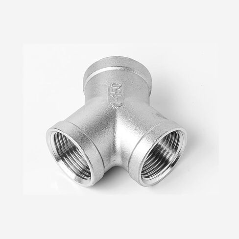 Ball valve,three-way ball valve,304 Stainless Steel Y-way Internal Thread Tee Internal Thread Three-way Interface，1/4" 3/8" 1/2" 3/4" 1" 2" Stainless Steel Adapter Water Pipe Fitting(Size:DN20) in Saudi Arabia