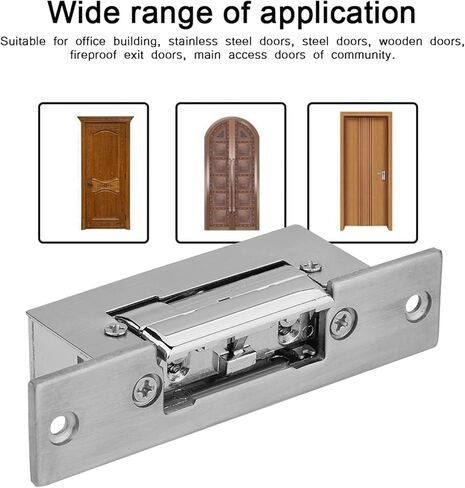 12V 300kg Electric Door Locks, Electric Strike Door Double UnlockThick Stainless Steel Magnetic Door Lock, Magnetic for Office Building, Factory Doors in Saudi Arabia