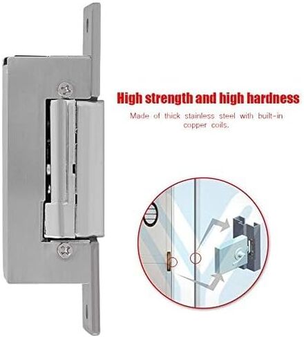 12V 300kg Electric Door Locks, Electric Strike Door Double UnlockThick Stainless Steel Magnetic Door Lock, Magnetic for Office Building, Factory Doors in Saudi Arabia