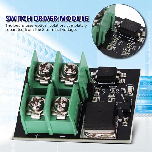 Low Voltage Switching Module with Optical Isolation, 3V 5V Low Control High Voltage 12V 24V 36V, Field Effect Transistor Switch (2PCS) in Saudi Arabia