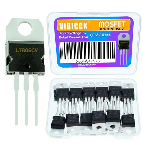 20pcs L7812 Voltage Regulator Output IC L7812CV Linear Voltage Regulators 1.5A 12V TO-220 (L7812CV) in Saudi Arabia
