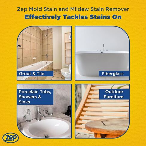 Commercial Mold Stain & Mildew Stain Remover, Quart Bottle, 12 Bt/Case in Saudi Arabia