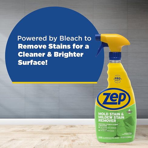 Commercial Mold Stain & Mildew Stain Remover, Quart Bottle, 12 Bt/Case in Saudi Arabia