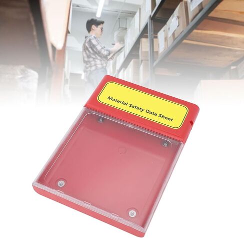 YWBL-WH MSDS صندوق مرئي، خزانة تخزين مستندات آمنة مقاومة للماء والغبار مع مادة ABS PC من النايلون عالي القوة، لتخزين أوراق بيانات السلامة اليدوية في مواقع التثبيت in Saudi Arabia
