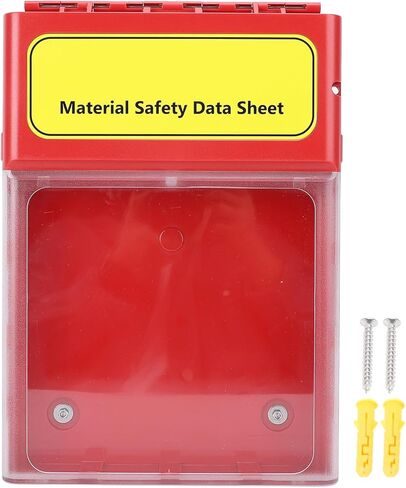 YWBL-WH MSDS صندوق مرئي، خزانة تخزين مستندات آمنة مقاومة للماء والغبار مع مادة ABS PC من النايلون عالي القوة، لتخزين أوراق بيانات السلامة اليدوية في مواقع التثبيت in Saudi Arabia