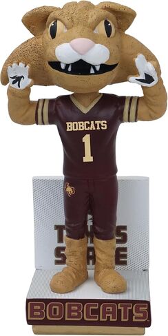 Boko The Bobcat Texas State Bobcats Mascot Bobblehead College in Saudi Arabia
