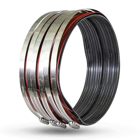 درع ملون عالي التحمل، وصلة توصيل عملاقة بدون محور، وصلة مقاس 12 بوصة، باللون الأحمر in Kuwait