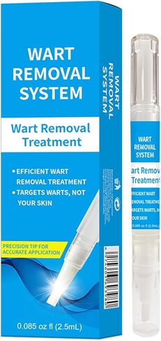 Fast Acting Skin Tag Remover for Face & Body - Salicylic Acid Mole and Wart Removal Pen with Brush I Gentle Formula for Wart Remover, Travel Size (0.085FL.OZ) in Kuwait