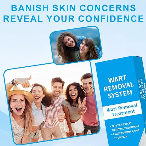 Fast Acting Skin Tag Remover for Face & Body - Salicylic Acid Mole and Wart Removal Pen with Brush I Gentle Formula for Wart Remover, Travel Size (0.085FL.OZ) in Kuwait