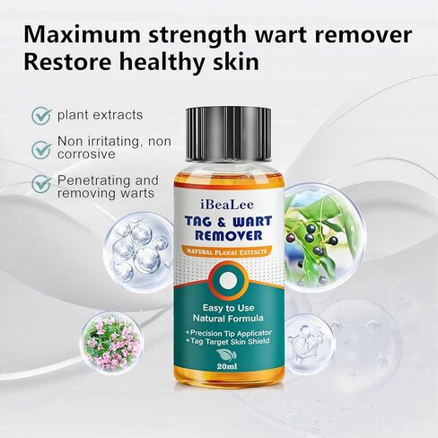 سائل مزيل الثآليل - 12% حمض الساليسيليك - تجميد الثآليل سريع المفعول للثآليل الأخمصية، والثآليل التناسلية، والثآليل الشائعة، والثآليل المسطحة، والذرة، والكالس على أظافر القدم والأظافر - 20 مل in Kuwait