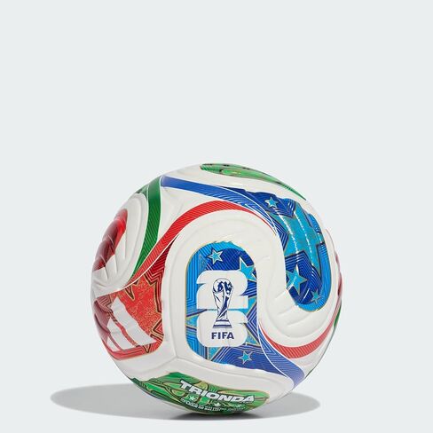 كرة قدم للجنسين من أديداس ميني تريوندا كأس العالم 2026 باللون الأبيض 1 in Saudi Arabia