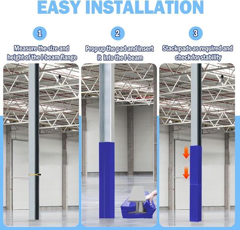 وسادة شفة I-Beam مع إسفنجة وقماش شبكي، بطانة سميكة بارتفاع 3 أقدام و2 بوصة لحواف 5/6/8/10/12 بوصة، حماية شديدة التحمل لملاعب كرة السلة في صالة الألعاب الرياضية، للاستخدام الداخلي والخارجي in Kuwait